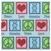 平和愛遺伝学 ファブリック (クローズアップ)