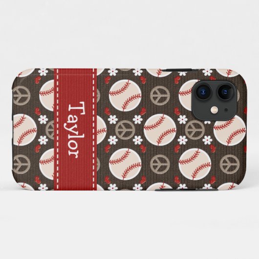 平和愛野球 Case-Mate iPhoneケース (裏面(横))
