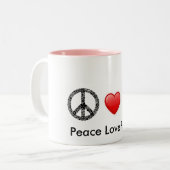 平和愛霊気のマグ ツートーンマグカップ (正面左)