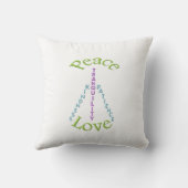 平和愛静かな親善の枕 クッション (裏面)