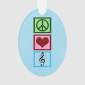 平和愛音楽聖歌隊の楽団の楽士 オーナメント (正面)