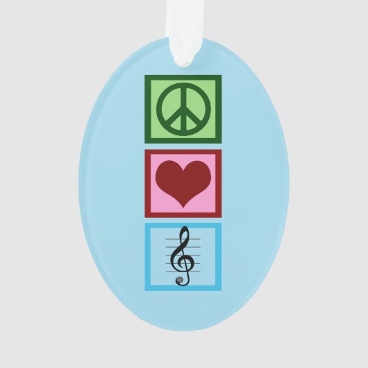 平和愛音楽聖歌隊の楽団の楽士 オーナメント (裏面)