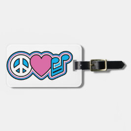 平和愛音楽 ラゲッジタグ