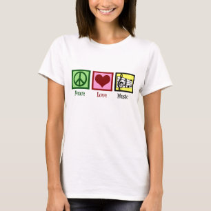 平和愛音楽 Tシャツ