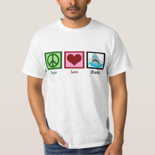 平和愛鮫 Tシャツ