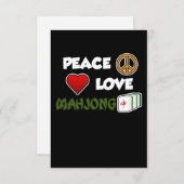 平和愛麻雀ゲーム麻雀プレイヤーゲーム 出欠カード (正面/裏面)