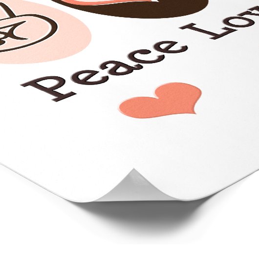 平和愛13.1走ハーフマラソンポスター ポスター (角)