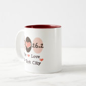 平和愛26.2マグ ツートーンマグカップ (正面左)