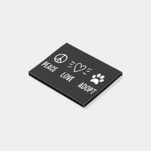 平和愛 ポストイット (アングル)