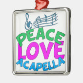 平和愛Acapella メタルオーナメント (左)