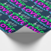 平和愛Acapella ラッピングペーパー (角)