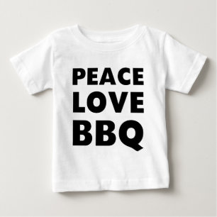 平和愛BBQ ベビーTシャツ