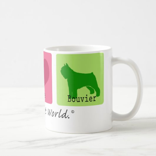 平和愛Bouvier コーヒーマグカップ (右)
