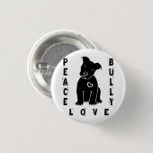 平和愛Bully©ボタン 缶バッジ (正面&裏面)