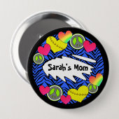 平和愛Fastpitchの眼識ボタン 缶バッジ (正面&裏面)