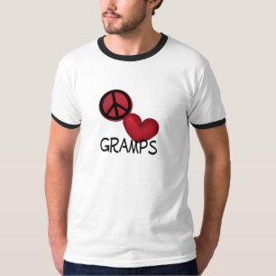 平和愛Gramps Tシャツ