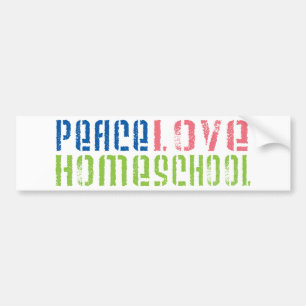 平和愛Homeschool バンパーステッカー