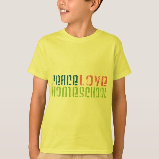 平和愛Homeschool Tシャツ (正面)