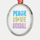 平和愛Kickball メタルオーナメント (左)