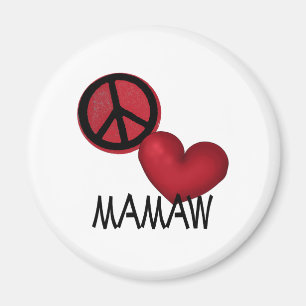 平和愛Mamaw マグネット