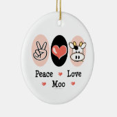 平和愛Mooのオーナメント セラミックオーナメント (右)