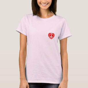 平和愛N幸福版権(C) 2010年のBobHHughes Tシャツ