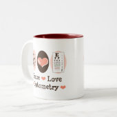 平和愛Optometryのマグ ツートーンマグカップ (正面左)