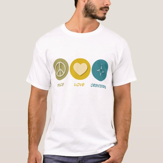 平和愛Orienteering Tシャツ (正面)