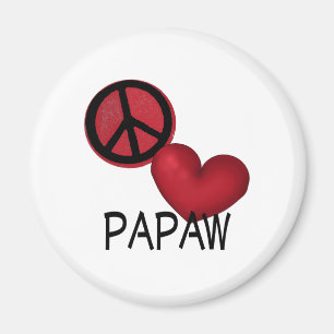 平和愛Papaw マグネット