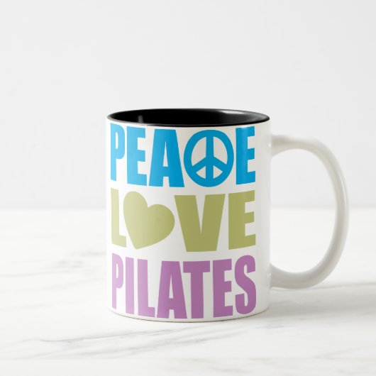 平和愛Pilates ツートーンマグカップ (右)