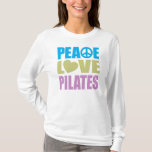 平和愛Pilates Tシャツ<br><div class="desc">必要とするか他に何が生命に平和愛Pilates…か。  pilatesの常習者のための完全なギフト。  pilatesであなたは訓練されたら重要ではありません、ローカル体育館かスパでpilatesのクラスを教えます、住むためにdvdを見ている間健康なライフスタイルあなたの居間のpilatesをしますまたは一緒にのための友人との週数回pilatesが… pilatesにあなたは熱中されて分類する!  pilatesの常習者のためのおもしろいなギフトのアイディア。  pilatesの常習者のために素晴らしい。  設計特微ハートおよびピースサイン。  より多くのおもしろいおよびユニークな平和については私達の店が…ワイシャツおよびギフトを愛するのを見て下さい。</div>