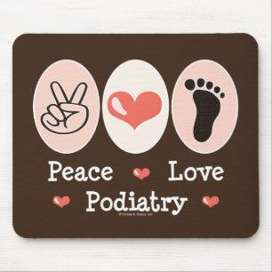 平和愛PodiatryのPodiatristのマウスパッド マウスパッド