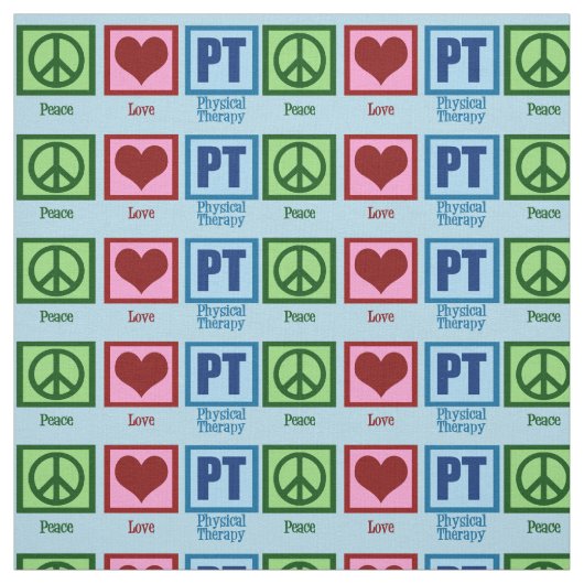 平和愛PTの理学療法士 ファブリック (見本)