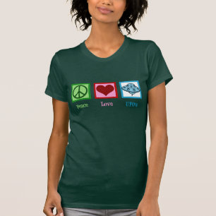 平和愛UFO Tシャツ