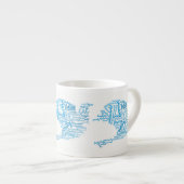 平和感動的エレガントラベル雲 エスプレッソカップ