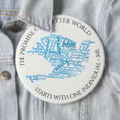 平和感動的エレガントラベル雲 缶バッジ (インサイチュ)