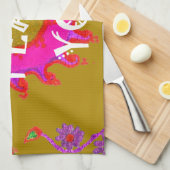 平和感動的Be With Youベクトルデザインアート キッチンタオル (四つ折り)