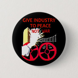 平和戦争ボタン 缶バッジ