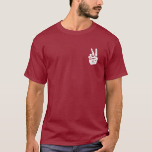 平和手の印の   コーナー Tシャツ
