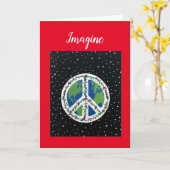 平和折り畳みグリーティングカード カード (黄色い花)