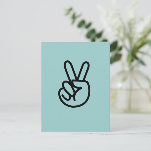 平和指 ポストカード (スタンド正面)