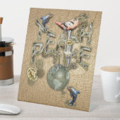 平和教えクリスマスの贈物 台座サイン (インサイチュ)