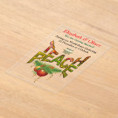 平和教えクリスマスギャザリング アクリル招待状 (レイダウン)