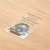 平和教えクリスマスギャザリング アクリル招待状 (レイダウン)