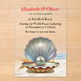 平和教えクリスマスギャザリング アクリル招待状