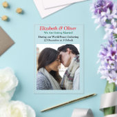 平和教えクリスマスギャザリング アクリル招待状 (インサイチュ (ウェディング))