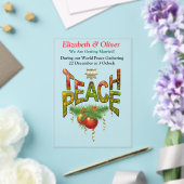 平和教えクリスマスギャザリング アクリル招待状 (インサイチュ (ウェディング))