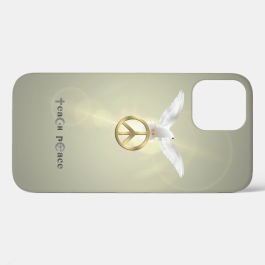 平和教え | Case-Mate iPhoneケース (裏面 (横))