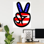 平和旗 ポスター (ホームオフィス)