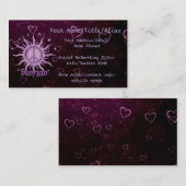 平和日曜日の蠍座 名刺 (正面/裏面)